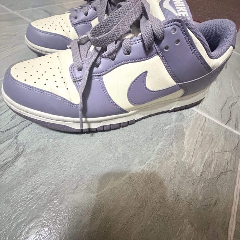 Nike Purple and White Nike Dunks - Picture 2 of 4